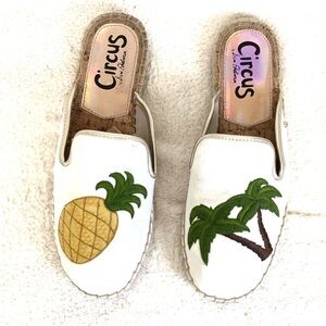 CIRCUS BY SAM EDELMAN Leanne Espadrille Mules Size 8